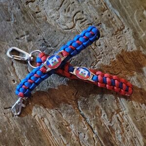 Haiti Flag Colorful Paracord Keychains Fundraiser